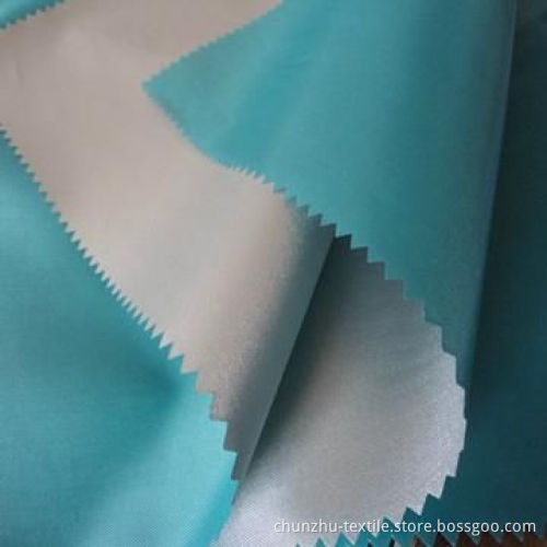 370T/30D x 30D PU Coated Pongee Fabric, Twill Style